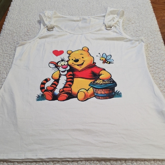DISNEY WINNIE THE POOH AND TIGGER TANK TOP - Picture 1 of 4